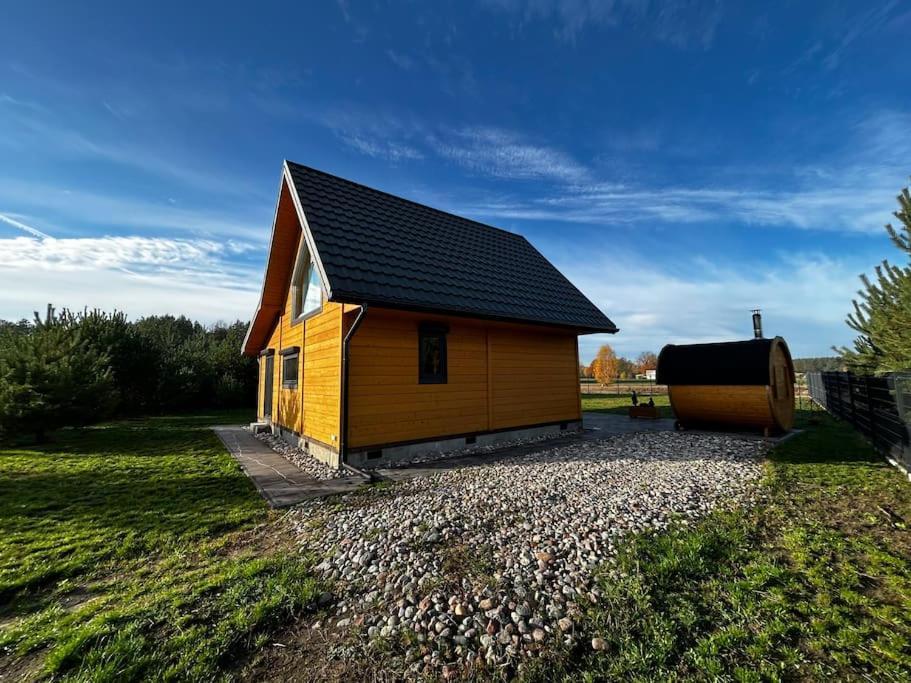 Dom Male Mazury Villa Drozdowo Exteriör bild