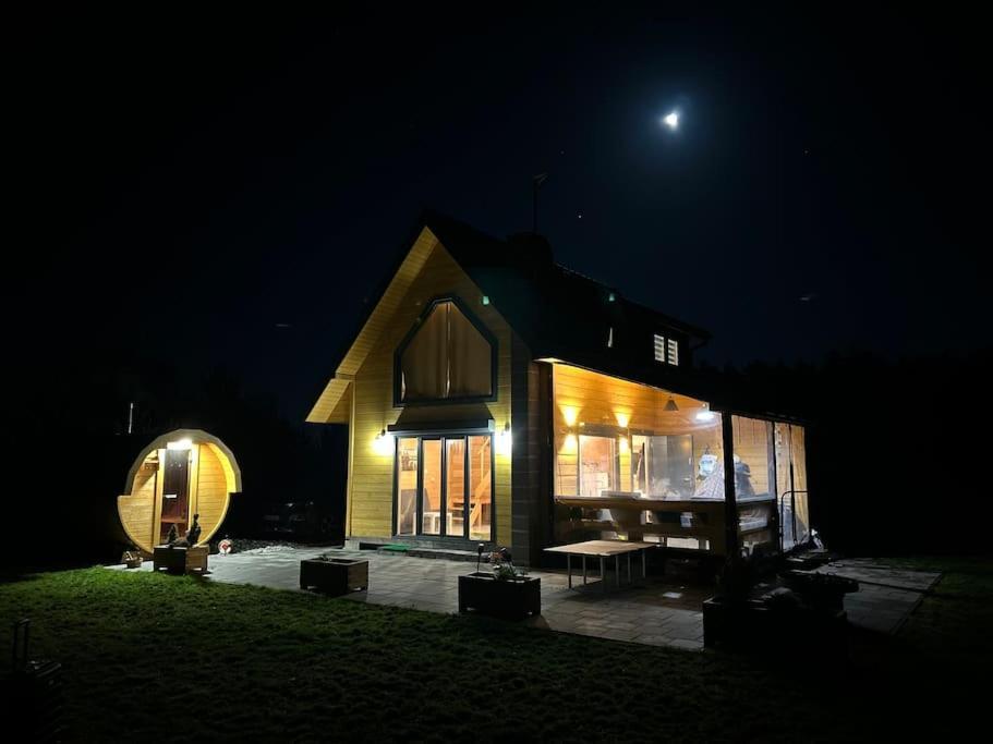 Dom Male Mazury Villa Drozdowo Exteriör bild