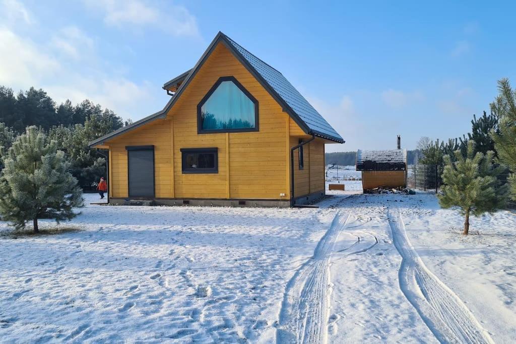 Dom Male Mazury Villa Drozdowo Exteriör bild
